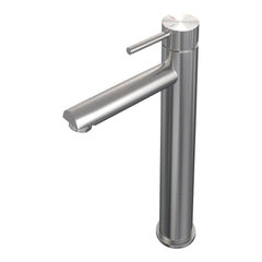 Brauer Stripe wastafelkraan verhoogd - geborsteld RVS PVD
