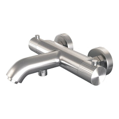 Brauer Stripe opbouw bad thermostaatkraan - geborsteld RVS PVD