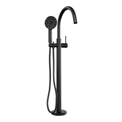 Brauer Edition vrijstaande badkraan - 3 standen handdouche - Mat Zwart
