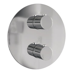 Brauer Edition 3-weg inbouwthermostaat rond chroom
