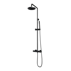Brauer Carving stortdoucheset - hoofddouche 20cm - staafhanddouche - Geborsteld Gunmetal PVD