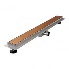 BRAUER Douchegoot met multifunctioneel rooster en flens 7 x 80 koper geborsteld PVD