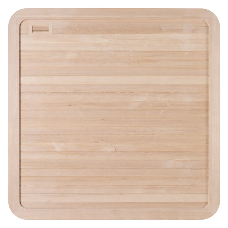 AWT Gartensauna Saunahaus THE CUBE X1 Hemlock 225x225 zonder oven