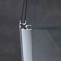 AWT Duschabtrennung LAS1200 120x90 links
