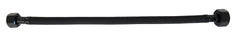 Flexible connector hose nylon 1/2" x 3/8" 30 cm matte black