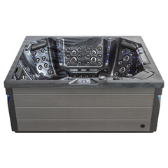 AWT Whirlpool Aussenwhirlpool IN-406 eco extreme CloudyBlack 225x185 grau