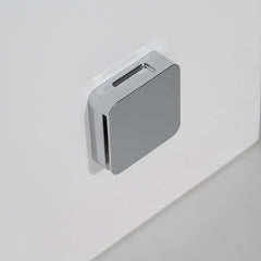 AWT Dampfdusche LD108F15 zilver 90x90 rechts