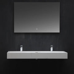 StoneArt Wastafel LP4512-1 - wit glanzend - 120x48cm