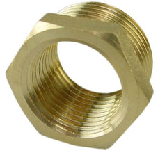 Threaded reducer ring brass 3/4" male x 3/8" female