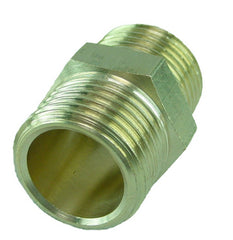 Double nipple thread fitting 1" male