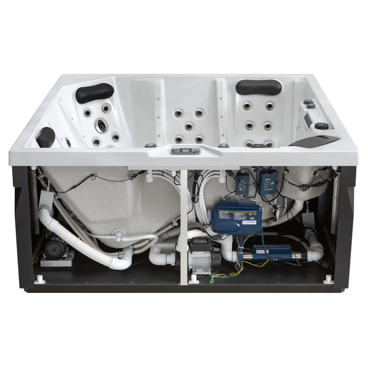 AWT IN-403 eco extrem - Buiten spa - OceanWave - 200x200 - grijs
