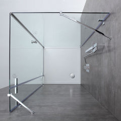 AWT Duschabtrennung LAS1200 120x90 links