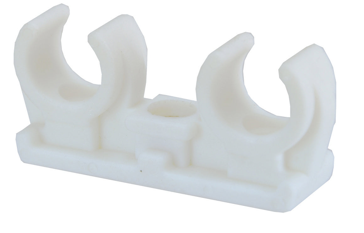 Double CV clamp bracket, plastic 12mm