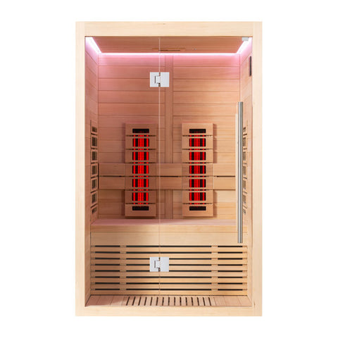 AWT E1250D-IR hemlock - infrarood sauna - 120x100 - zonder oven