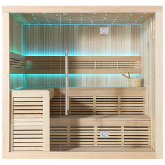 AWT Sauna E1102A Hemlock 220x200 zonder oven