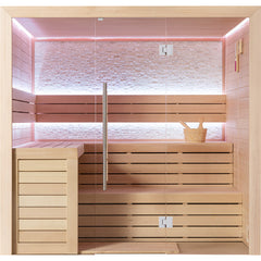 AWT Sauna E1602A Hemlock 220x200 zonder oven