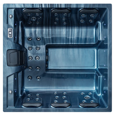 AWT IN-407 eco - buiten spa - OceanWave - 200x200 - grijs