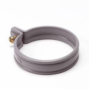 PVC muurbeugel grijs 80mm