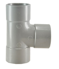 T-stuk 3 x mof 75 mm 90 graden PVC