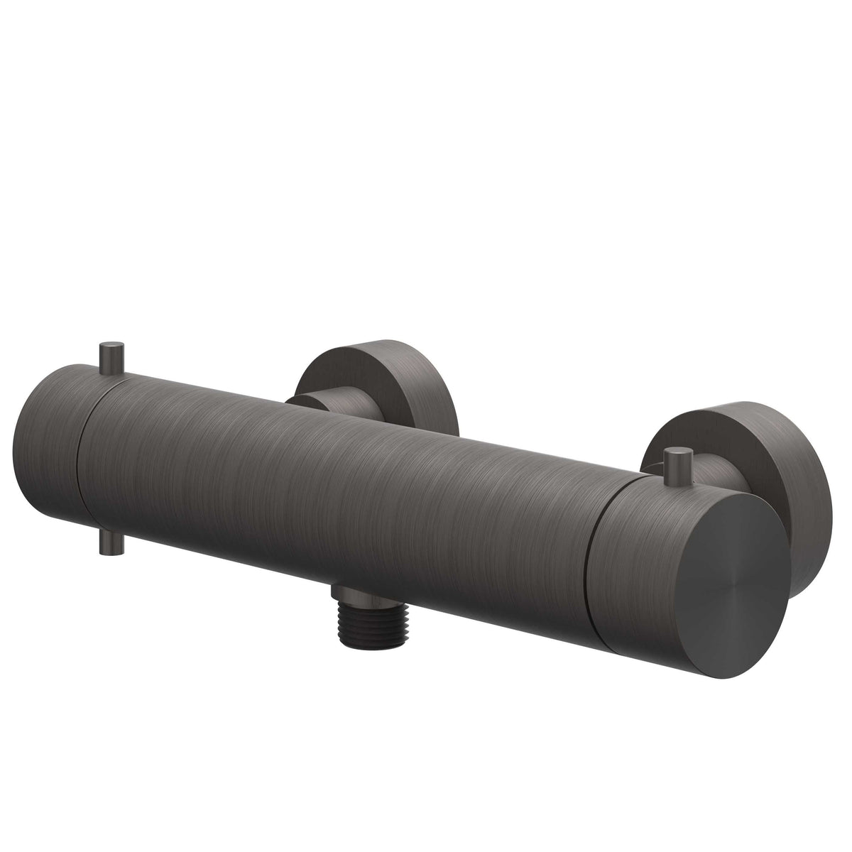 IVY Concord opbouw douchethermostaat - RVS 316 - geborsteld carbon black PVD