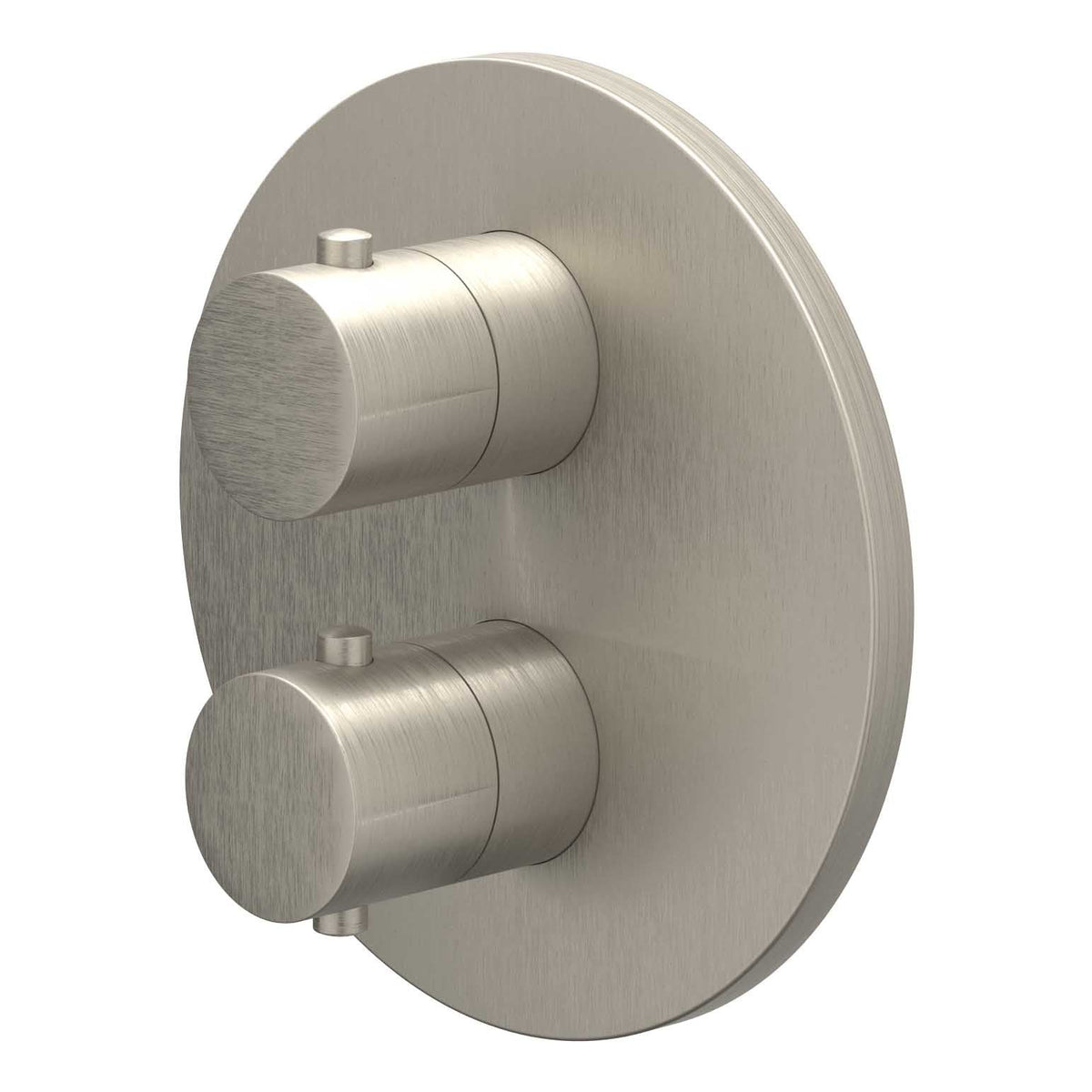 IVY Bond afbouwdeel inbouwthermostaat 2-weg stop-omstel - geborsteld nickel PVD