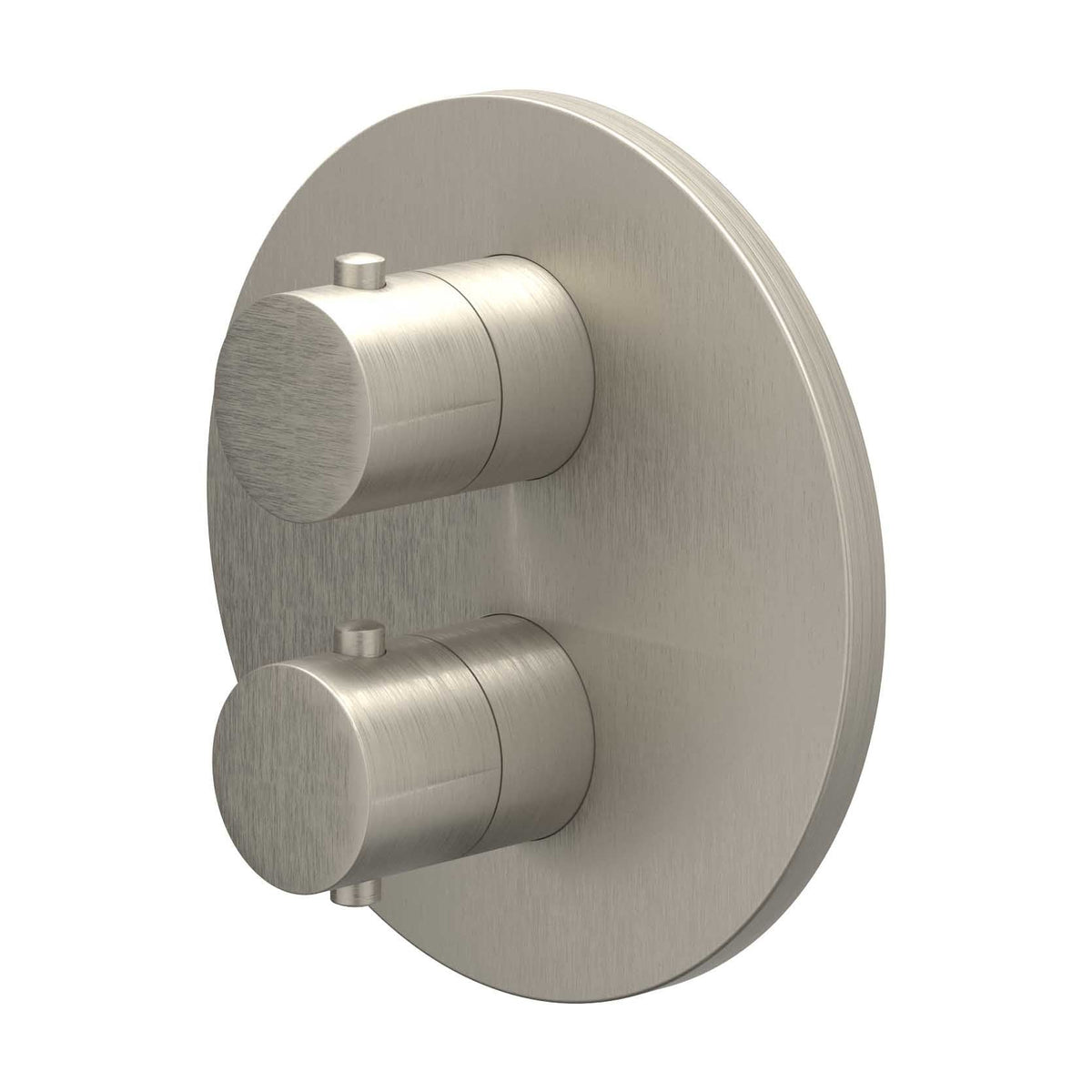 IVY Bond afbouwdeel inbouwthermostaat 3-weg stop-omstel - geborsteld nickel PVD