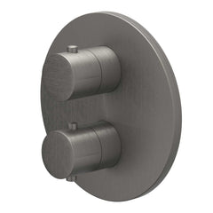 IVY Bond afbouwdeel inbouwthermostaat 1 stopkraan - geborsteld metal black PVD