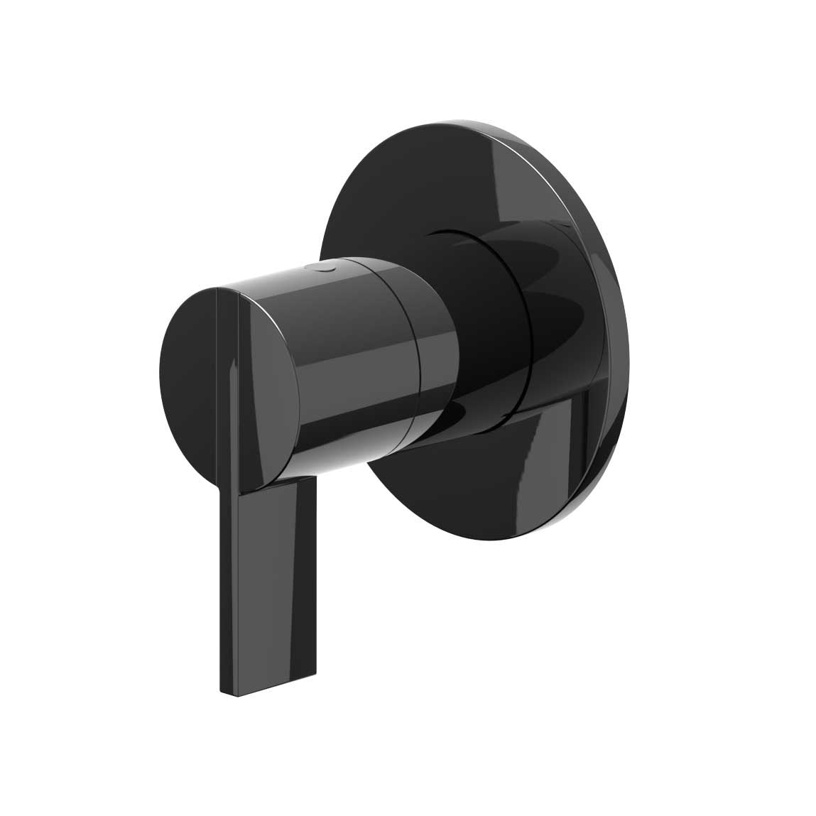 IVY Pact afbouwdeel inbouw 2-weg stop-omstel - zwart Chroom PVD
