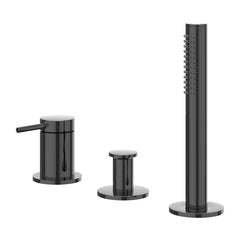 IVY Bond badrandcombinatie 3-gats - zwart chroom PVD