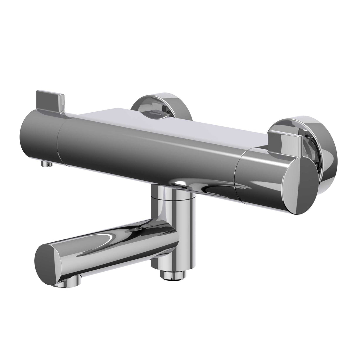IVY Pact opbouw badthermostaatkraan draaibare uitloop cooltouch - chroom