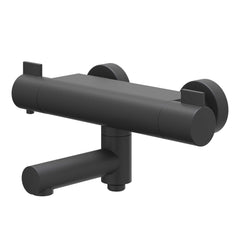 IVY Pact opbouw badthermostaatkraan draaibare uitloop cooltouch - mat zwart PED
