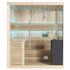 AWT Sauna B1115C Hemlock 180x180 9kW EOS BiO-Cubo
