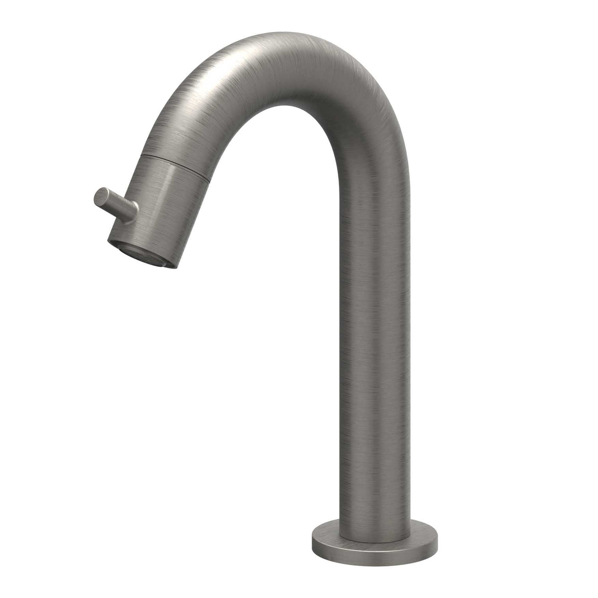 IVY Bond fonteinkraan gebogen - geborsteld metal black PVD