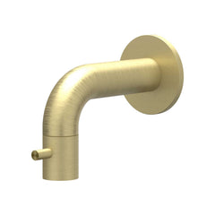 IVY Concord wandfonteinkraan 10cm RVS 316 - geborsteld mat goud PVD
