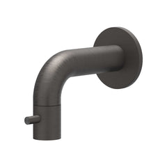 IVY Concord wandfonteinkraan 10cm RVS 316 - geborsteld carbon black PVD