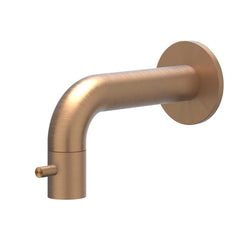 IVY Concord wandfonteinkraan 12,5cm RVS 316 - geborsteld mat koper PVD