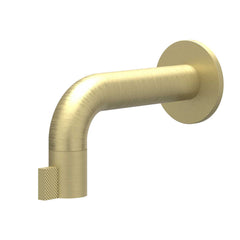 IVY Tribe wandfonteinkraan 12,5cm RVS 316 - geborsteld mat goud PVD