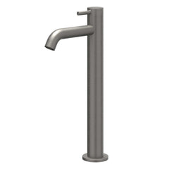 IVY Bond fonteinkraan verhoogd - model L - geborsteld metal black PVD