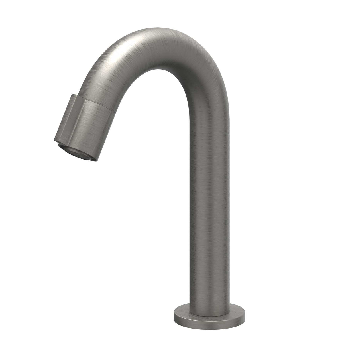 IVY Pact fonteinkraan gebogen - geborsteld metal black PVD