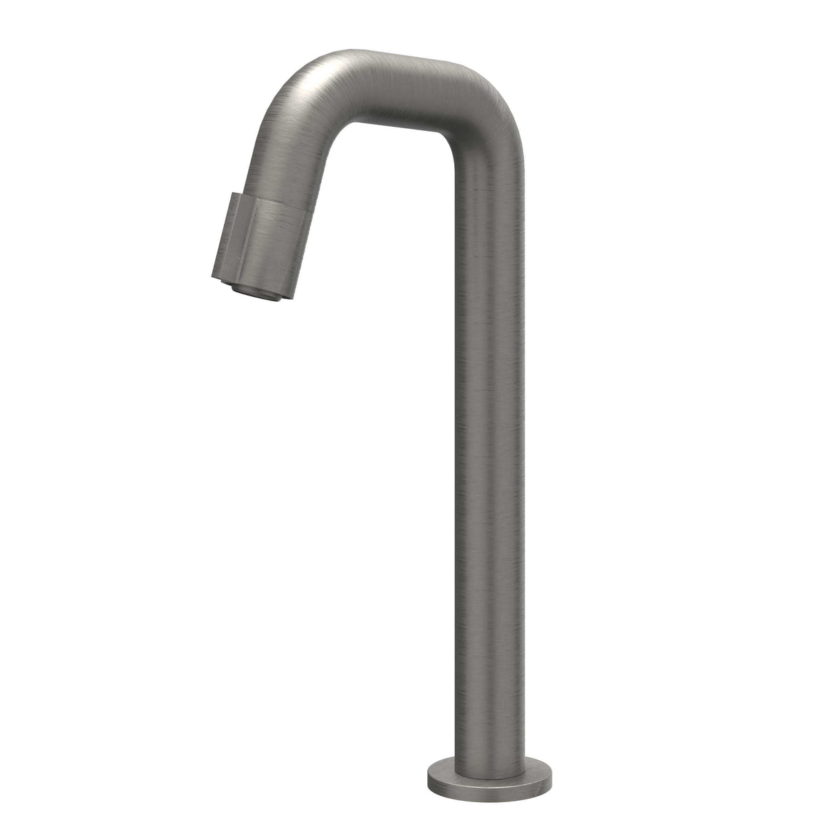 IVY Pact fonteinkraan contour verhoogd - model L - geborsteld metal black PVD