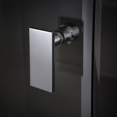 AWT Dampfdusche LD108F15 schwarz 90x90 rechts