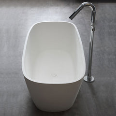 StoneArt Vrijstaand Badkuip BS-528 - mat wit - 175x75