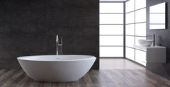 StoneArt Vrijstaand Badkuip BS-531 - mat wit - 190x100