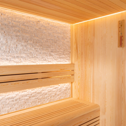 AWT Sauna E1811B pinie 160x160 6.8kW Cilindro