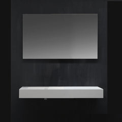 StoneArt Wastafel LP4512-0L  wit 120x48 glanzend