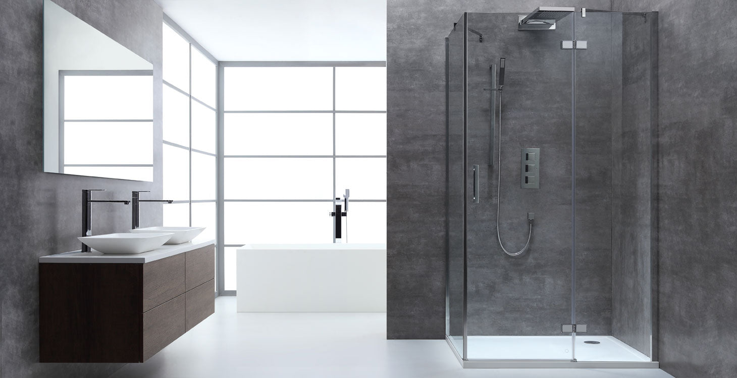AWT Duschabtrennung LBS1505 150x90 rechts