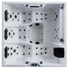 AWT Whirlpool Aussenwhirlpool IN-402 eco extreme pro Sterling Silver 200x200 grijs