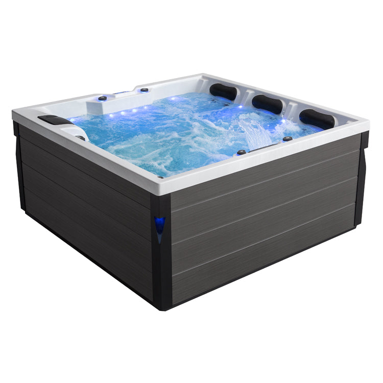 AWT Whirlpool Aussenwhirlpool IN-402 eco Sterling Silver 200x200 grau