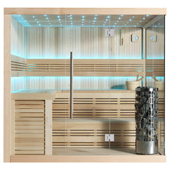 AWT Sauna E1115A Hemlock 220x200 9kW Cilindro