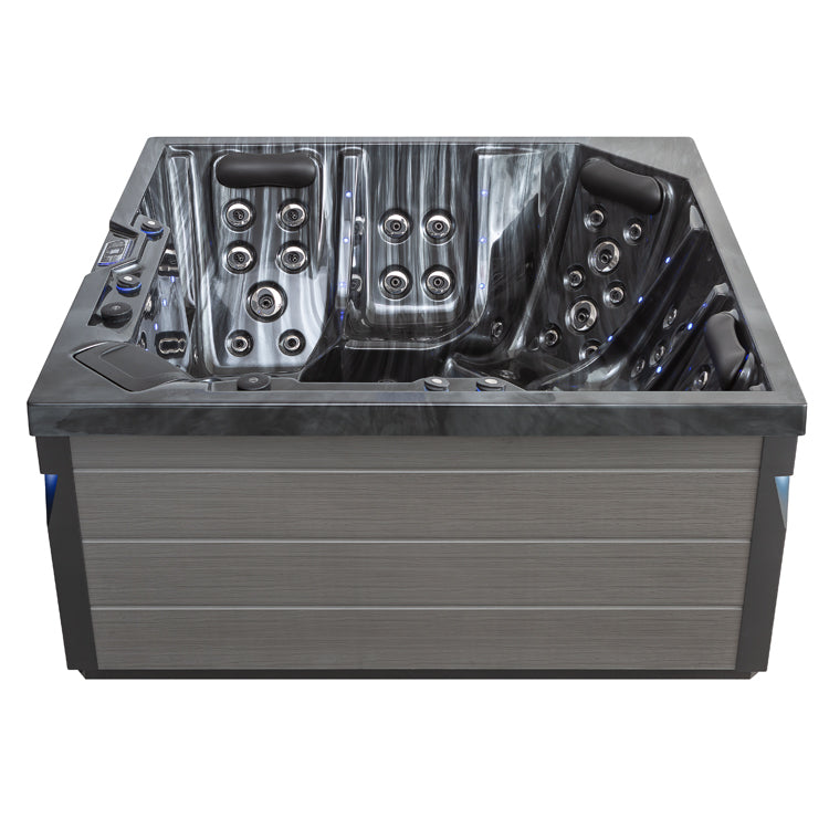 AWT Whirlpool Aussenwhirlpool IN-403 eco extreme CloudyBlack 200x200 grau